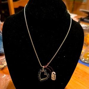 Signed Brighton Heart Necklace